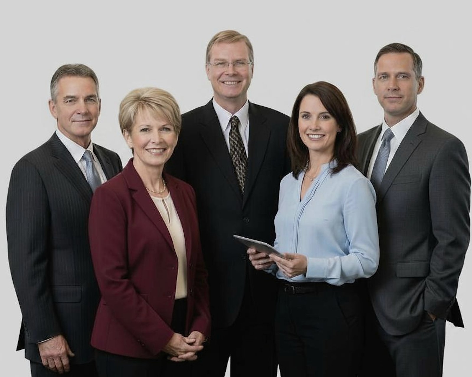 The Secure Port Wealth team, with founder Tim Adams and the supporting research and operations group